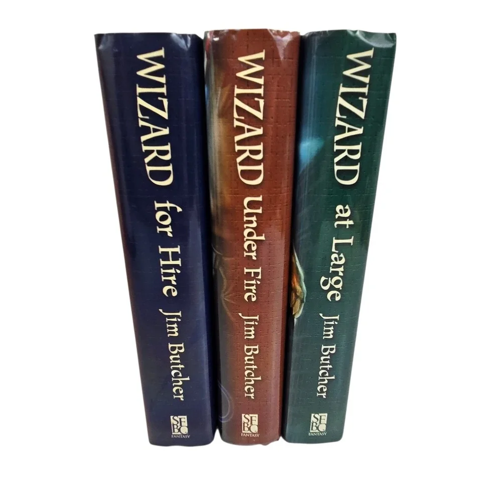 Jim Butcher Dresden Files SFBC Hardcover Omnibus Lot (3 Books) VERY GOOD COND